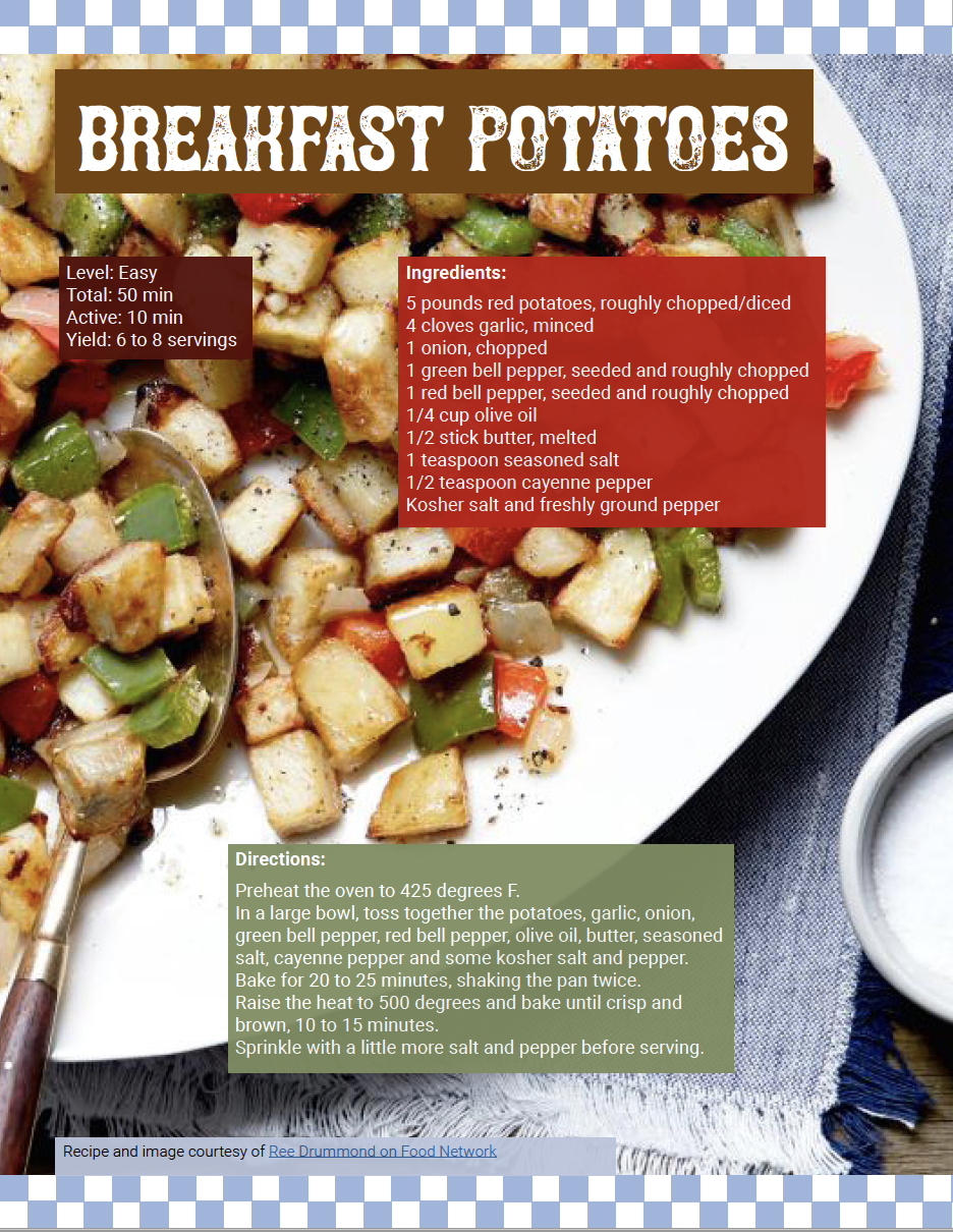 Brunch Book Interior Page