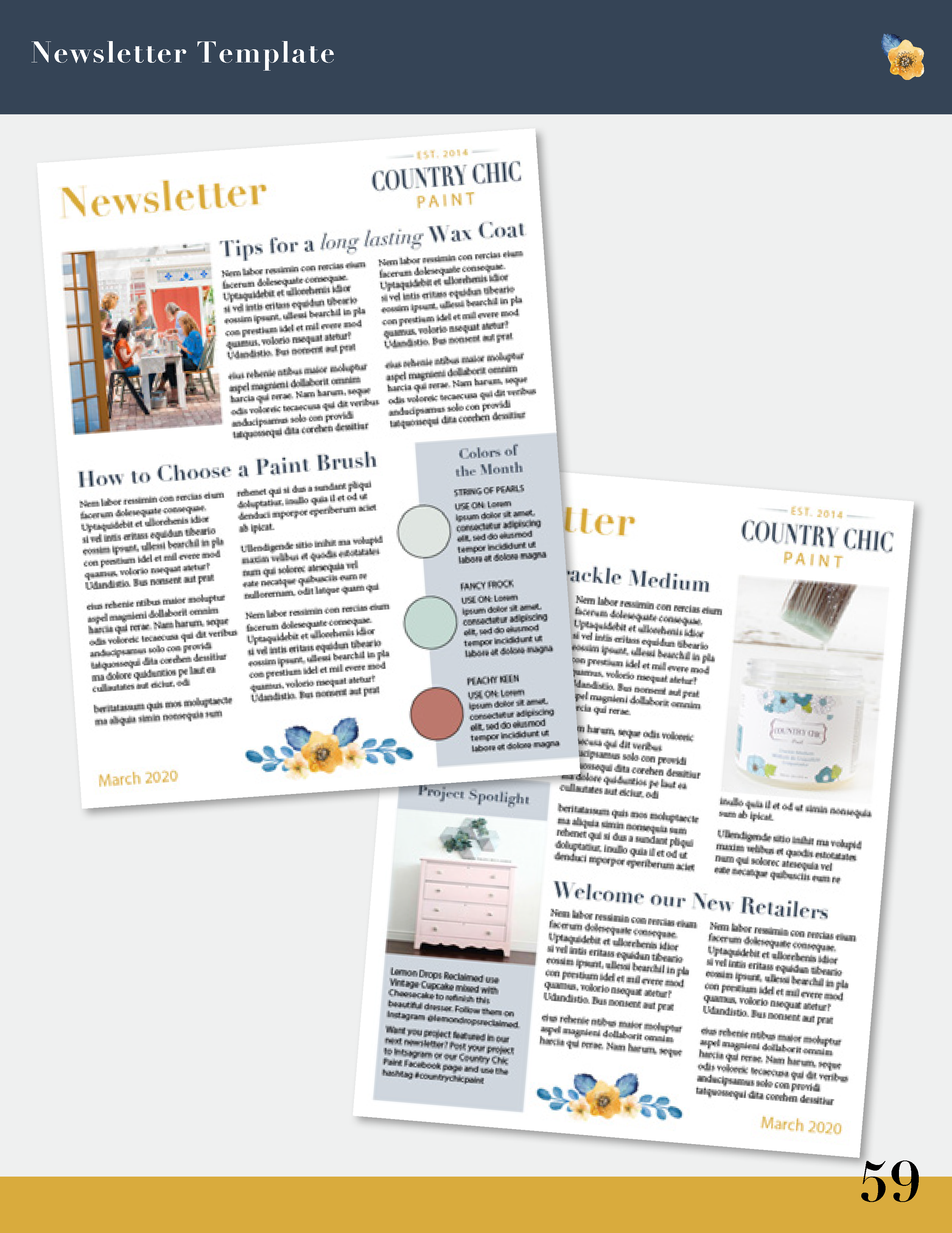 Country Chic Product Examples