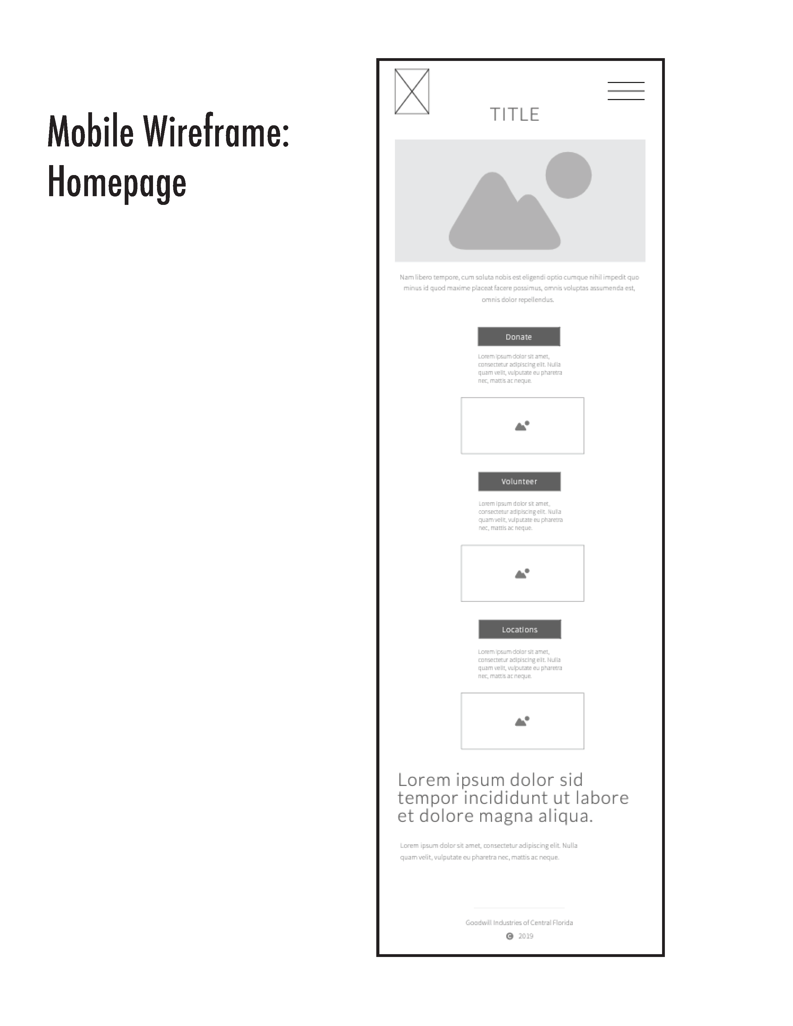 Wireframe Page