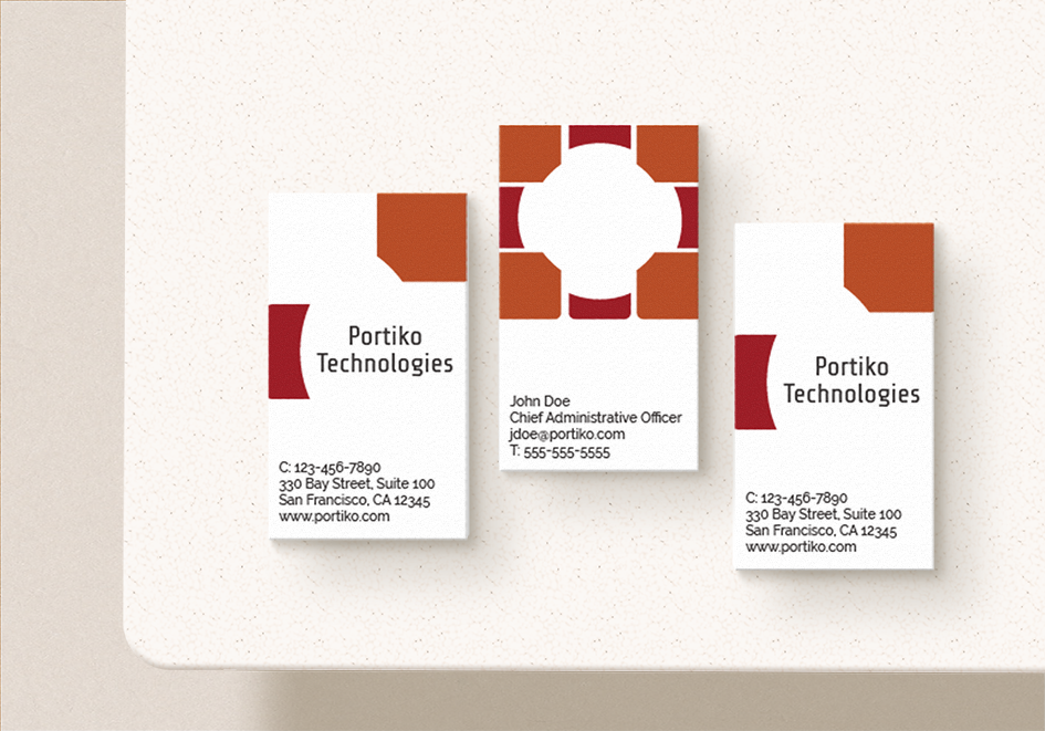 Portiko Business Cards